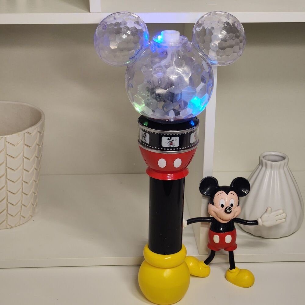 Disney World Parks Mickey Mouse Film Strip Light Up Bubble Wand